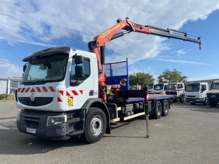 Renault LANDER 430 6x4 Plateau Grue